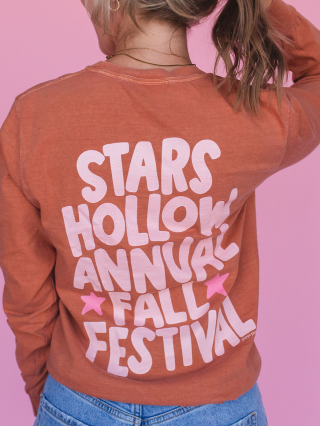 Stars Hollow Fall Festival Long-Sleeve Tee - Yam, 2 of 4