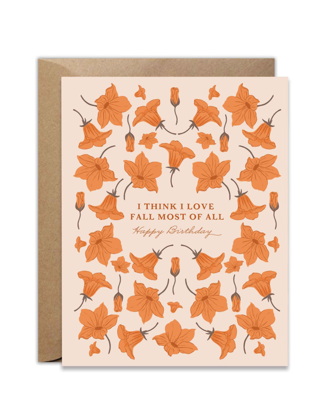 Birthday Flower Garden Greeting Card, 1 of 1