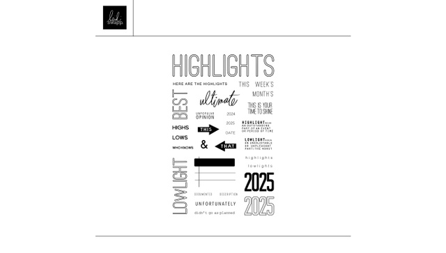 Digital 4×6 Highlights 2025 Stamp Set, 1 of 1