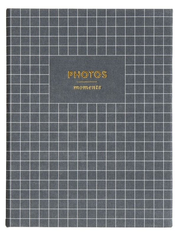 Moments 4×6 Charcoal Grid Photo Album, 1 of 2