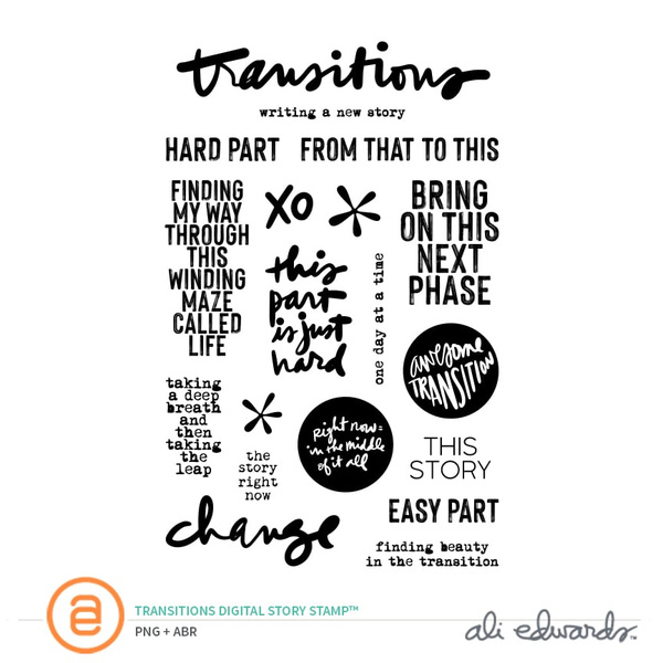 Transitions Digital Story Stamp™ , 1 of 1