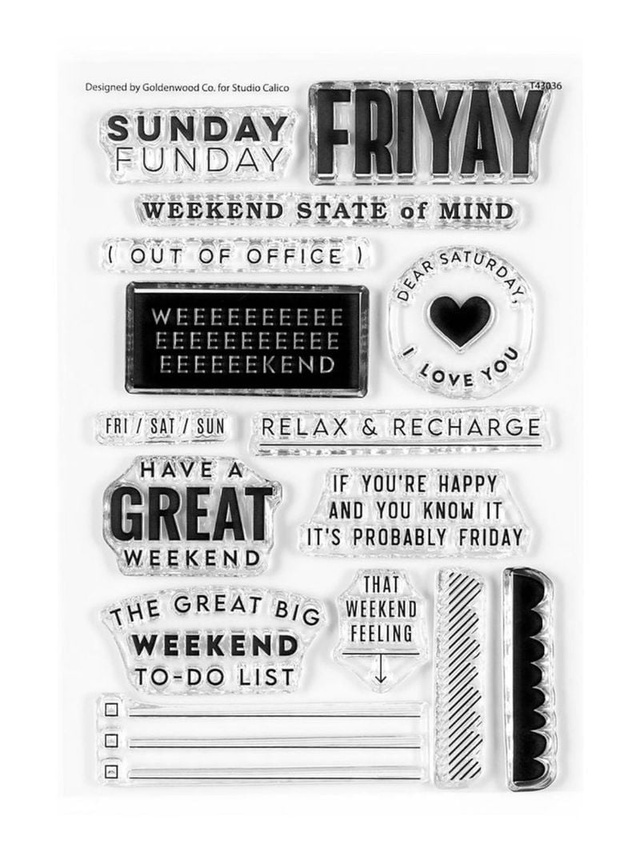 Stamp Set : 4×6 That Weekend Feeling by Goldenwood Co, 1 of 3