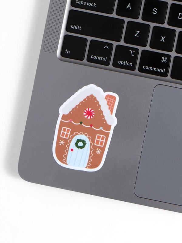 Gingerbread House Decal Sticker, 2 of 2