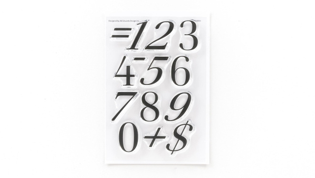 Numbers Are Awesome #12 4×6 Stamp Set, 1 of 2