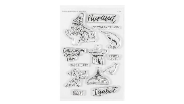 Stamp Set : 4×6 Nunavut by Kiley Bennett, 1 of 1