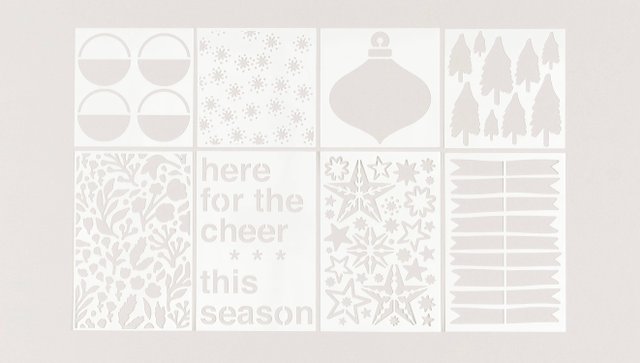 Holiday Stencil Pack, 1 of 4