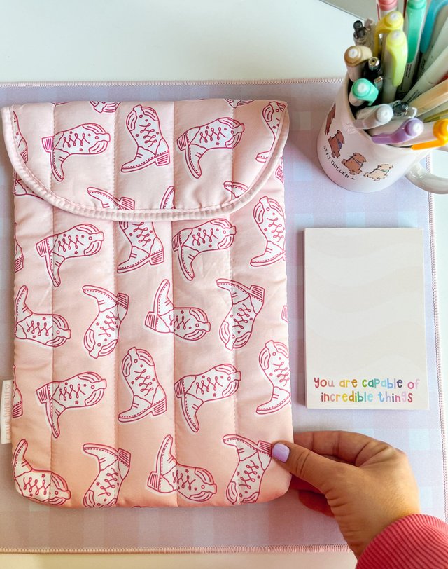 Western Cowgirl Boots Laptop Sleeve, 5 of 8