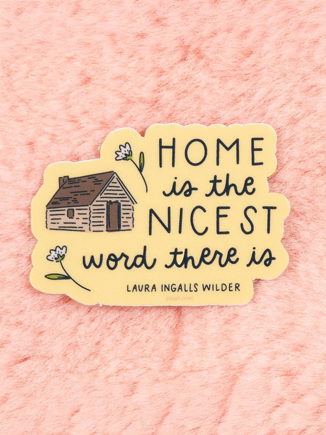 Home Is The Nicest Word Prairie Decal Sticker, 2 of 3