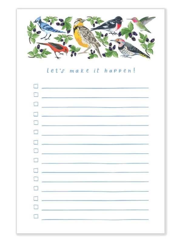 Let's Make It Happen Birds 4×6 To Do Notepad, 2 of 3