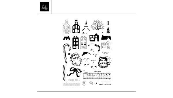 Digital 6×8 Merry Little Christmas Stamp Set, 1 of 1