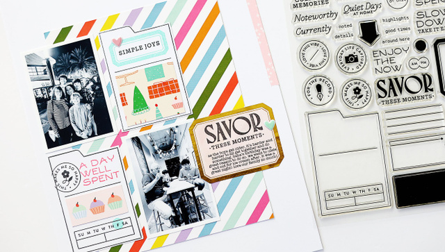 Stamp Set : 6×8 Savor The Moments, 3 of 7