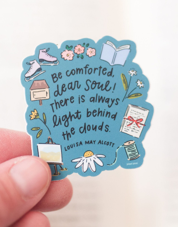 Be Comforted Little Women Decal Sticker, 1 of 4