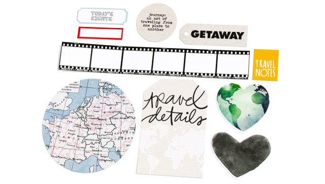 Travel Details Cardstock Die Cut Pack, 2 of 4