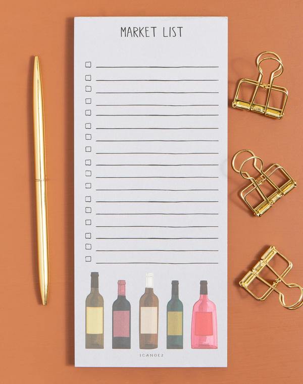 Wine Market List Notepad, 2 of 2