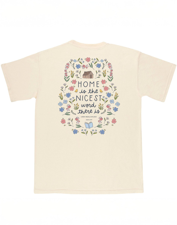 Home Is The Nicest Word Tee - Ivory, 4 of 4