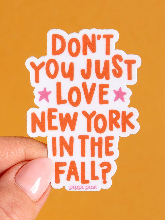 New York in the Fall Decal Sticker, 2 of 2