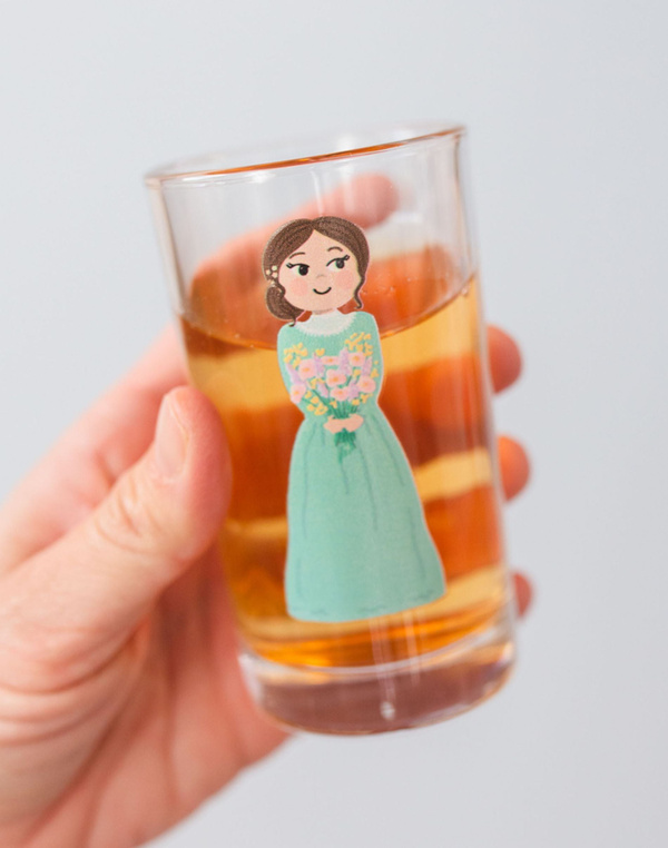 Little Women Meg March Mini Juice Glass, 1 of 2