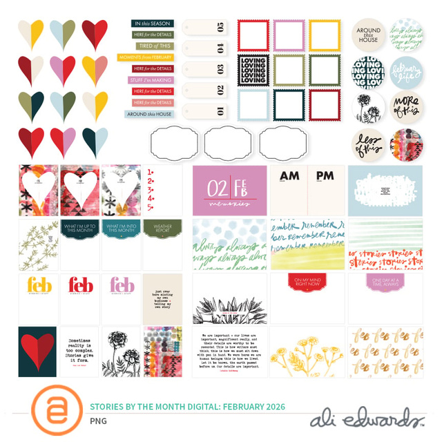 Stories By The Month™ Digital Kit February 2026, 1 of 1