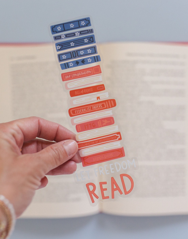 Let Freedom Read Transparent Bookmark, 3 of 4