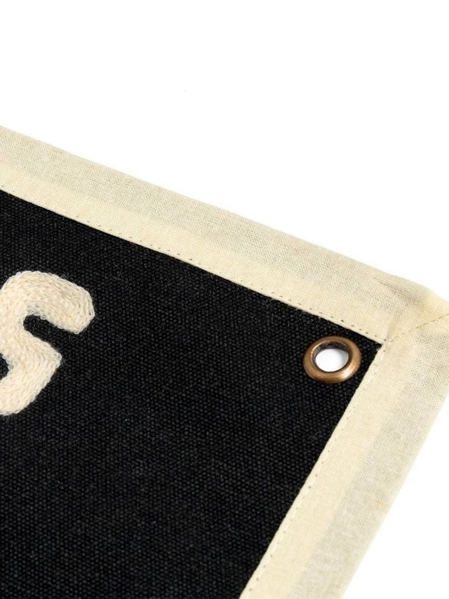 Books Are My Happy Place Embroidered Canvas Banner, 2 of 2