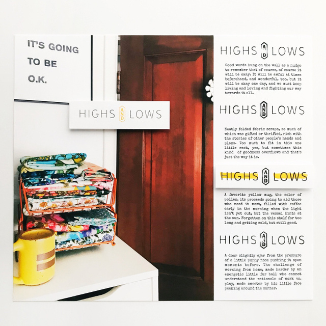 Highs and Lows, 1 of 2