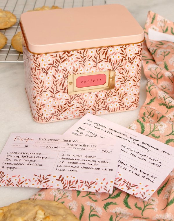 Pink Daisy Recipe Cards - Set of 50, 6 of 6