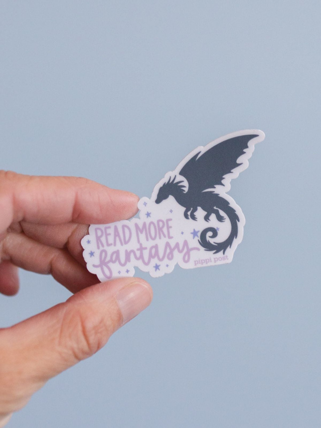 Read More Fantasy Decal Sticker, 1 of 2