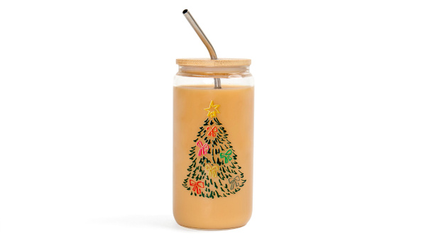 Bow Tree Glass Can, 1 of 1