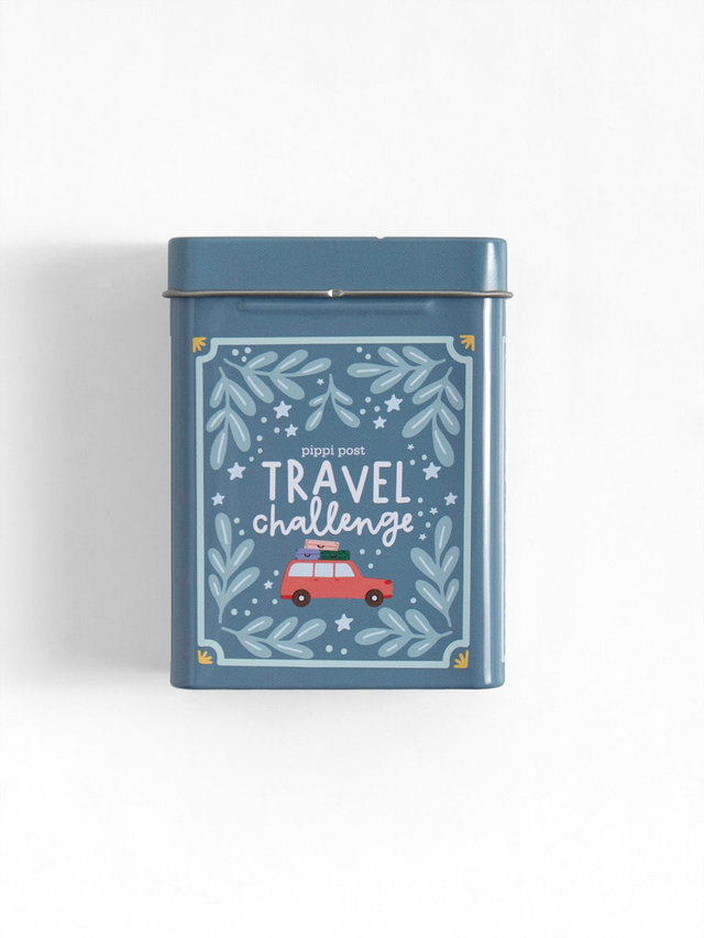 Travel Challenge Game - Deck of Cards + Storage Tin, 5 of 8