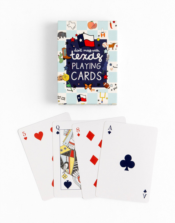 Texas Western Checkerboard Deck of Playing Cards, 2 of 3