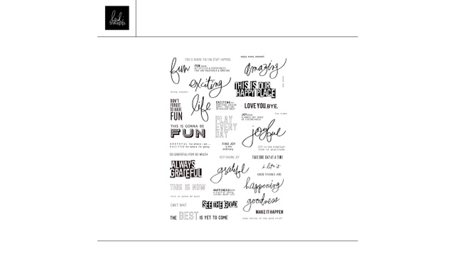 Digital Always Grateful 6×8 Stamp Set , 1 of 1