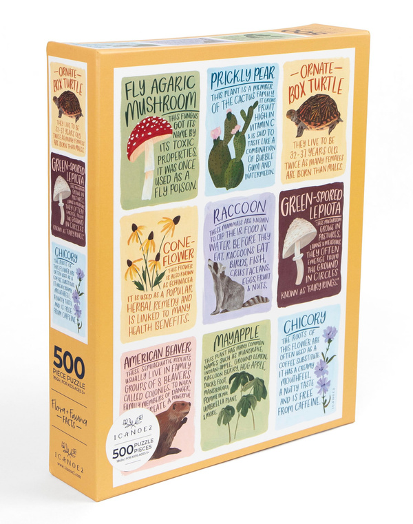 Flora & Fauna Facts - 500 Piece Jigsaw Puzzle, 1 of 6