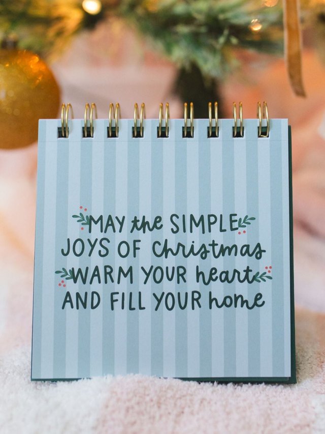 25 Days Of Christmas - Quotes + Prompts Advent Desk Calendar, 3 of 13