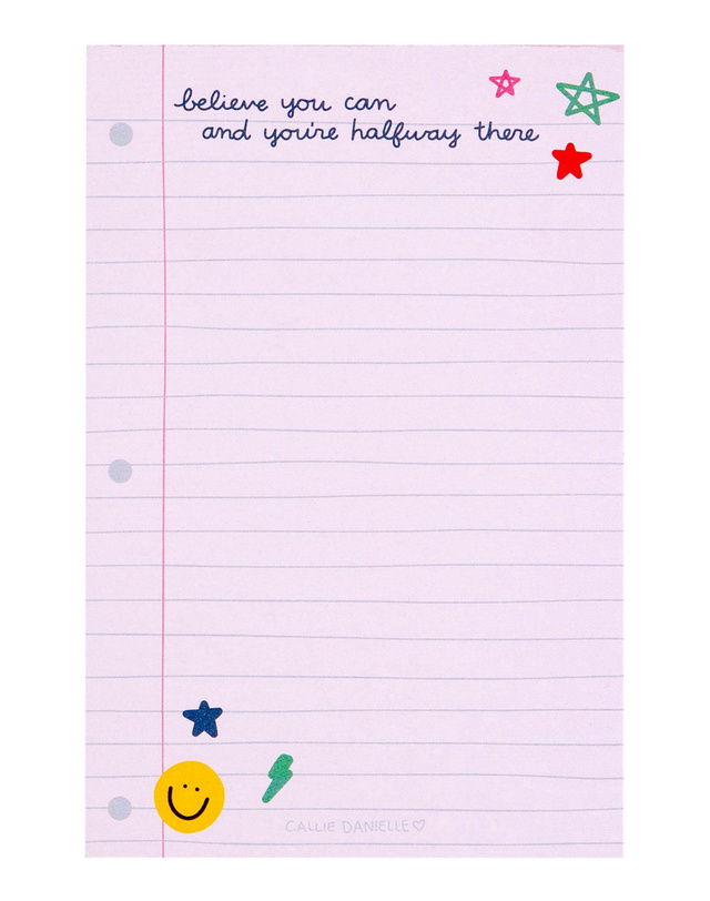 Believe You Can Smiley Notepad, 4 of 5