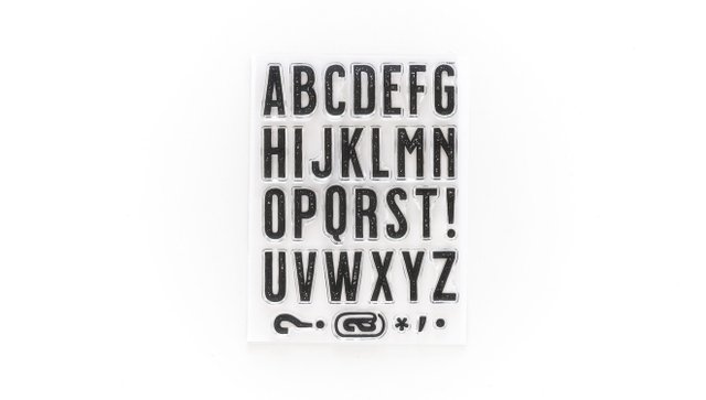 Alphas Are Awesome #30 6×8 Stamp Set, 1 of 2