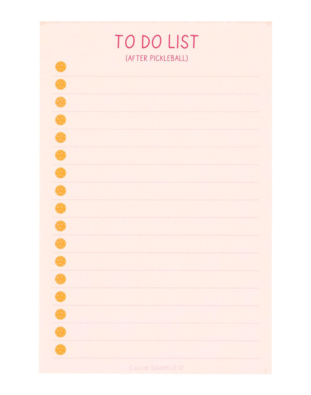 To Do List After Pickleball Notepad, 1 of 2