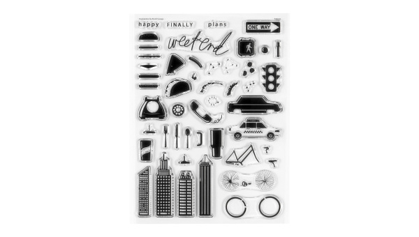 Stamp Set : 6×8 Weekender Icons, 1 of 3