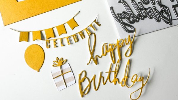 Metal Die Set : Birthday, 3 of 5