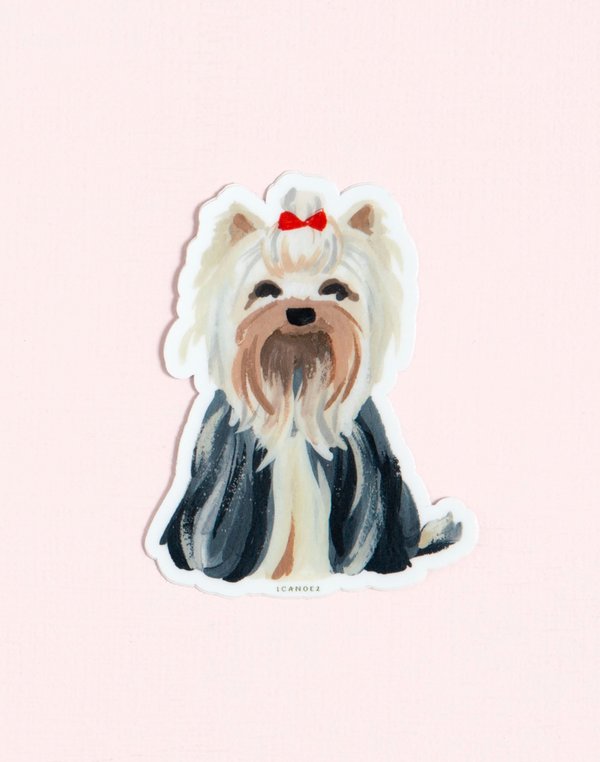 Yorkshire Terrier Decal Sticker, 1 of 2