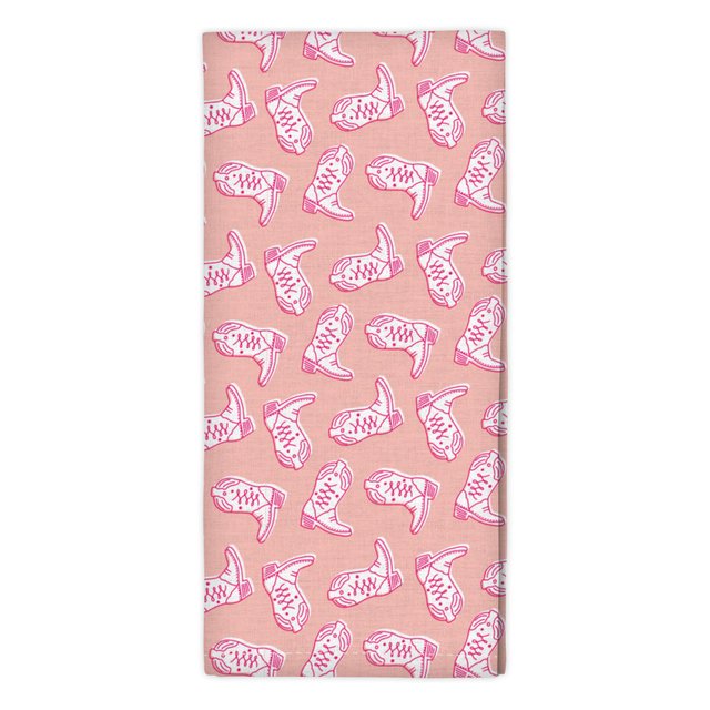 Western Cowgirl Boots Tea Towel, 1 of 1