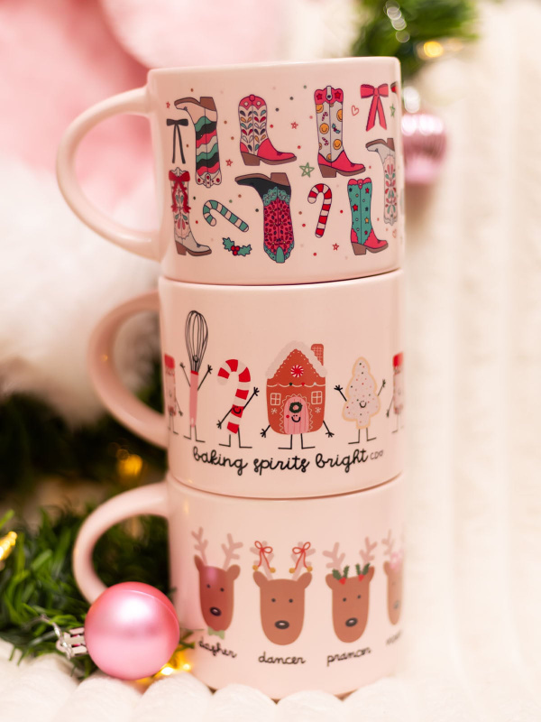 Baking Spirits Bright Christmas Large Ceramic Mug, 5 of 5