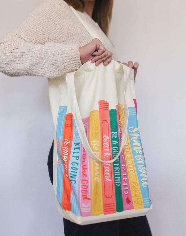 Affirmations Books Tote Bag, 3 of 5
