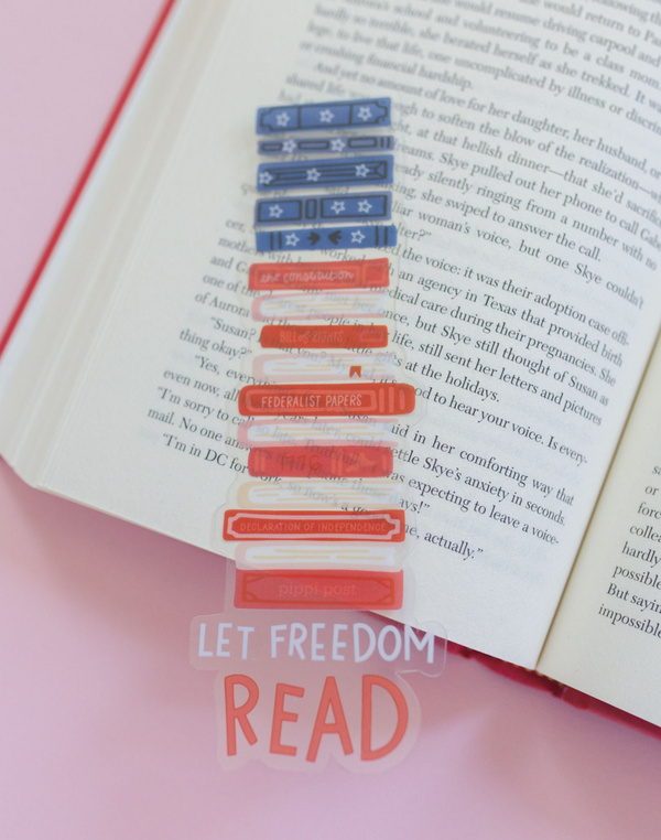 Let Freedom Read Transparent Bookmark, 1 of 4