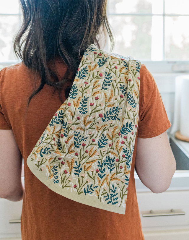 Field Floral Kitchen Towel  , 1 of 2