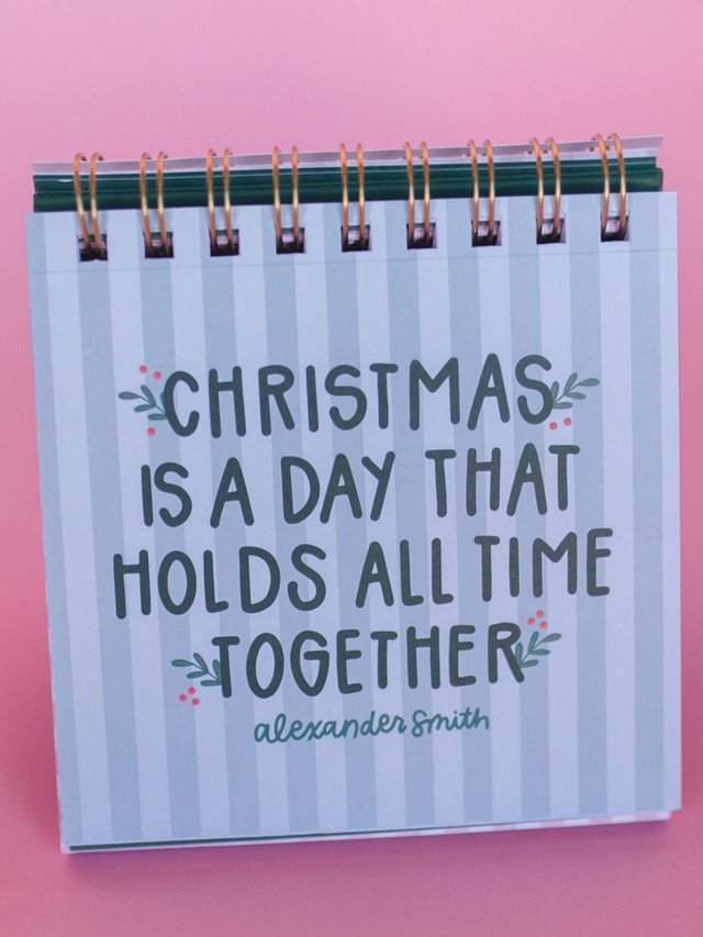 25 Days Of Christmas - Quotes + Prompts Advent Desk Calendar, 8 of 13