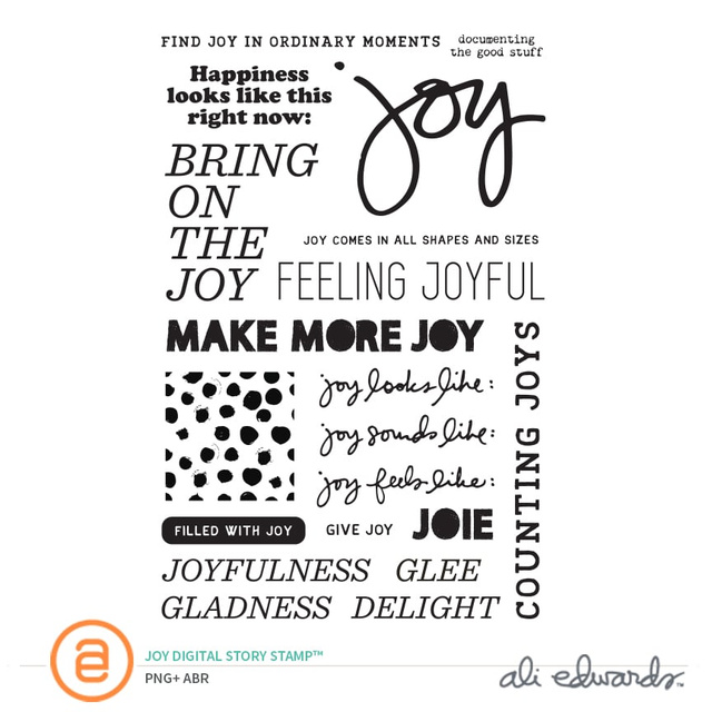 Joy Digital Story Stamp™, 1 of 1