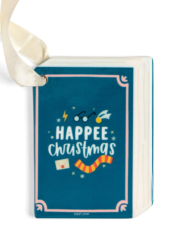 Happee Christmas Wizard Christmas Book Ornament, 3 of 4