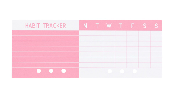 Journal Planner Habit Tracker Pad, 1 of 3