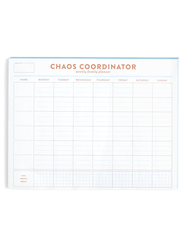 Chaos Coordinator Family Planner 8.5×11 Notepad, 1 of 3