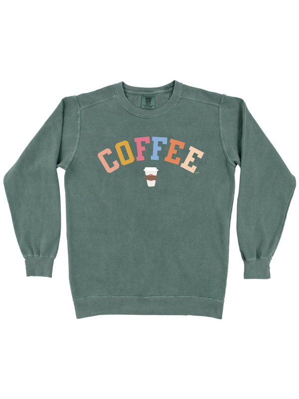 Coffee Sweatshirt - Blue Spruce, 3 of 3
